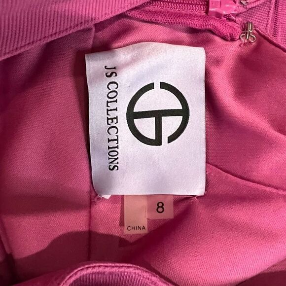 JS Collections Pink‎ Sleeveless Fit & Flare Dress - Picture 4 of 7